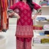   Designer Co-Ords set in  kurti digital print paired with Pant giving perfect outfit and deliberate choice about your look.....