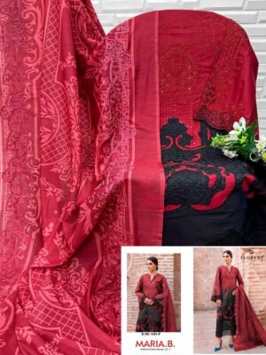 Pure cotton with heavy self embroidery attached emb patches & Lazor cutwork 