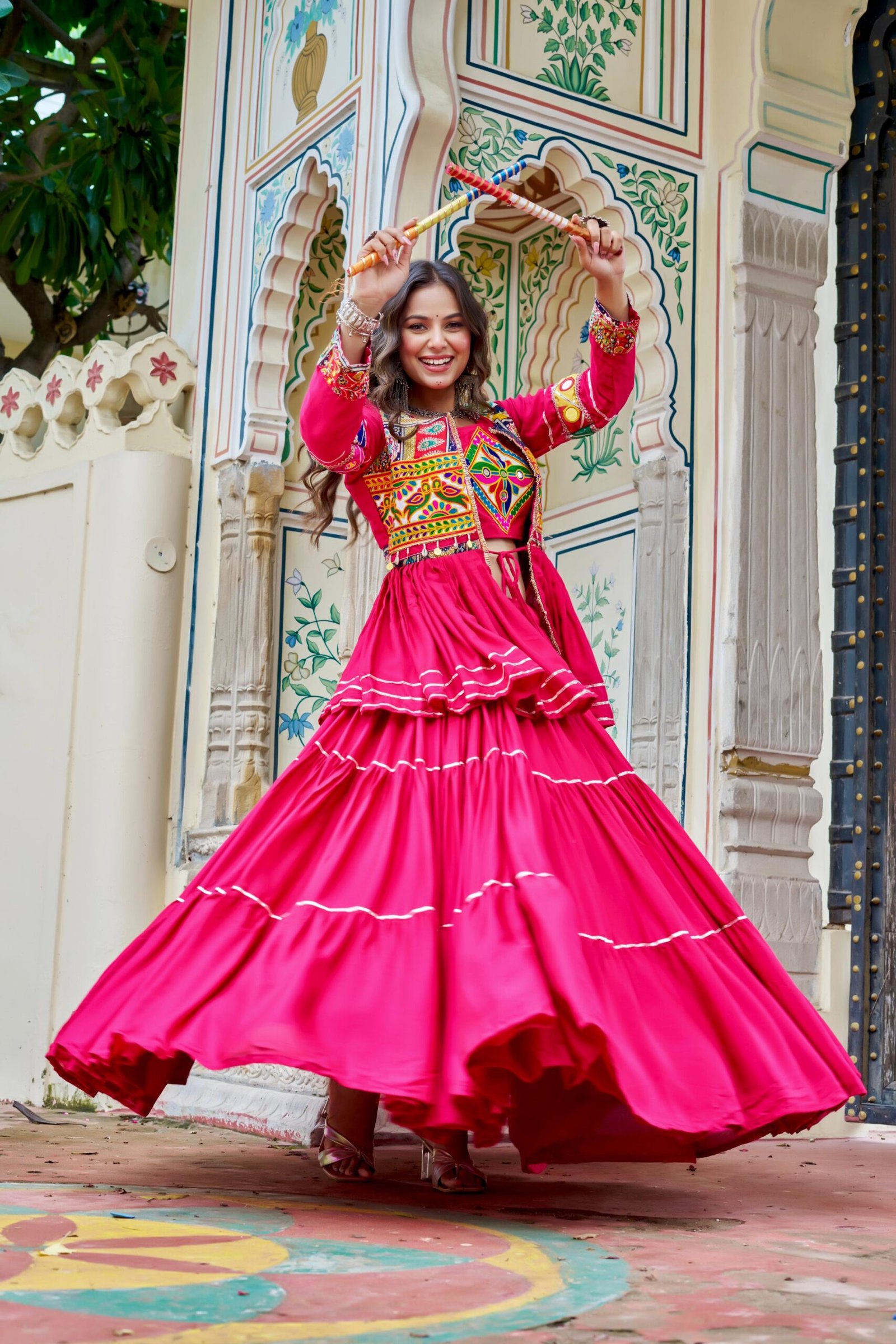 AK Creation is Launching Navratri Special Gamathi Work Lehenga choli - Image 3