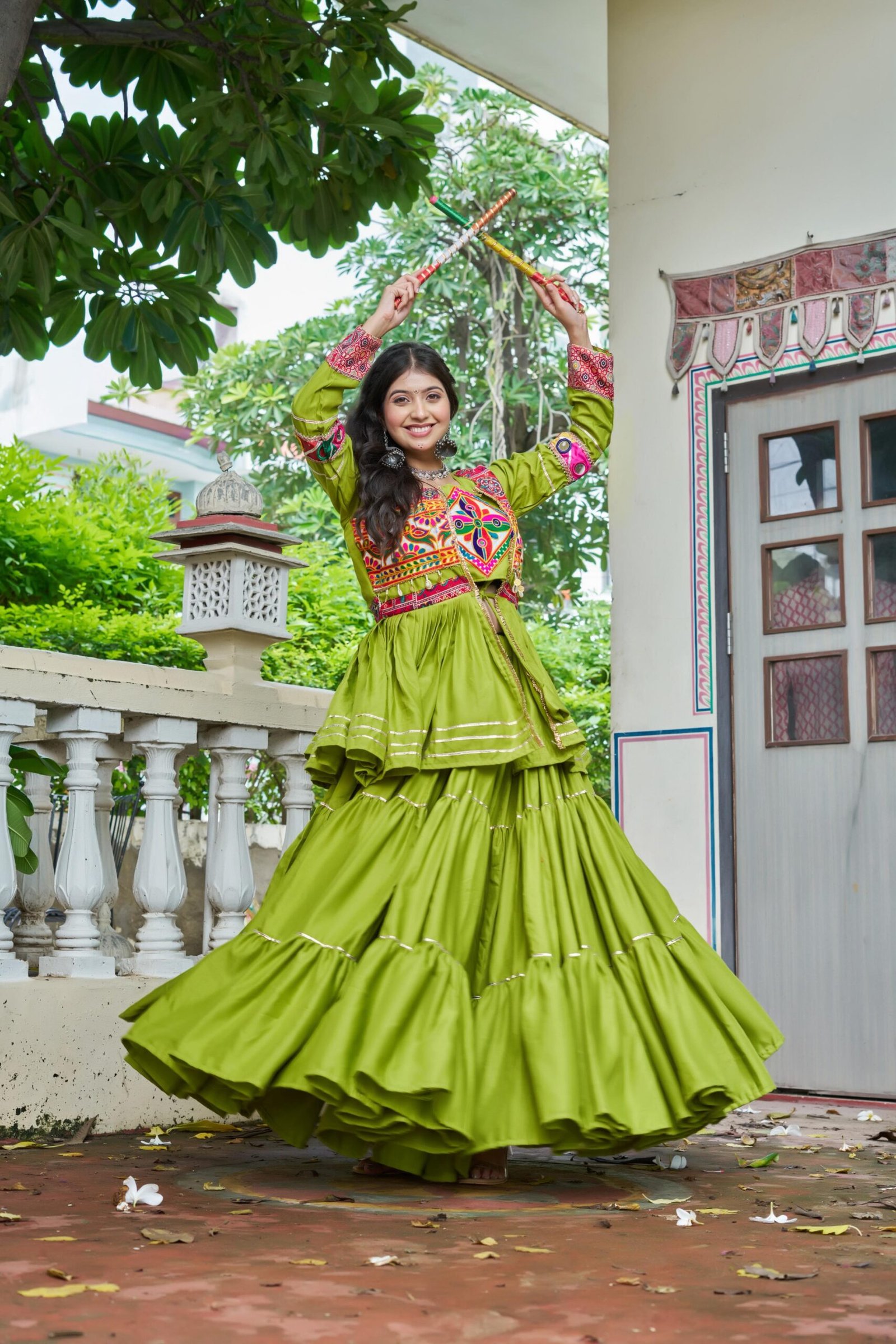 AK Creation is Launching Navratri Special Gamathi Work Lehenga choli - Image 5