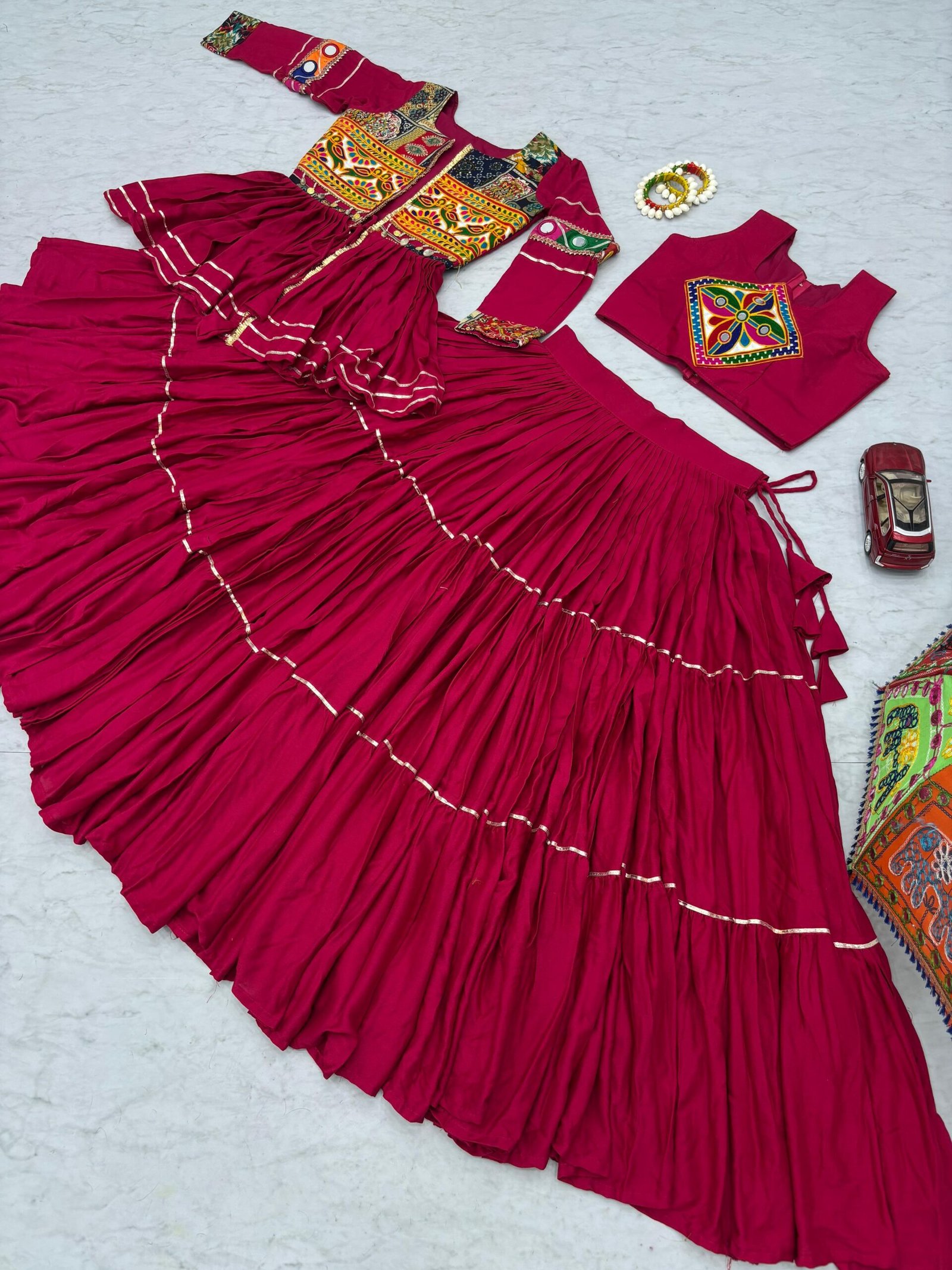 AK Creation is Launching Navratri Special Gamathi Work Lehenga choli - Image 4