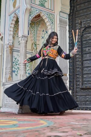 AK Creation is Launching Navratri Special Gamathi Work Lehenga choli