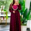 PRESERNTING NEW FANCY EMBROIDERY SEQUENCE WITH CODING WORK ANARKALI GOWN-PENT WITH BEAUTIFUL JACQUARD WEAVING DIGITAL PRINTED DUPATTA