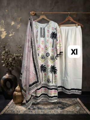 Alternative view of Trending long cord setsCO-ORDS WITH PRINTED SILK CRAPE DUPATTA  STUNNING LOOK FOR CASUAL BRUNCH OR A GET-TOGETHER