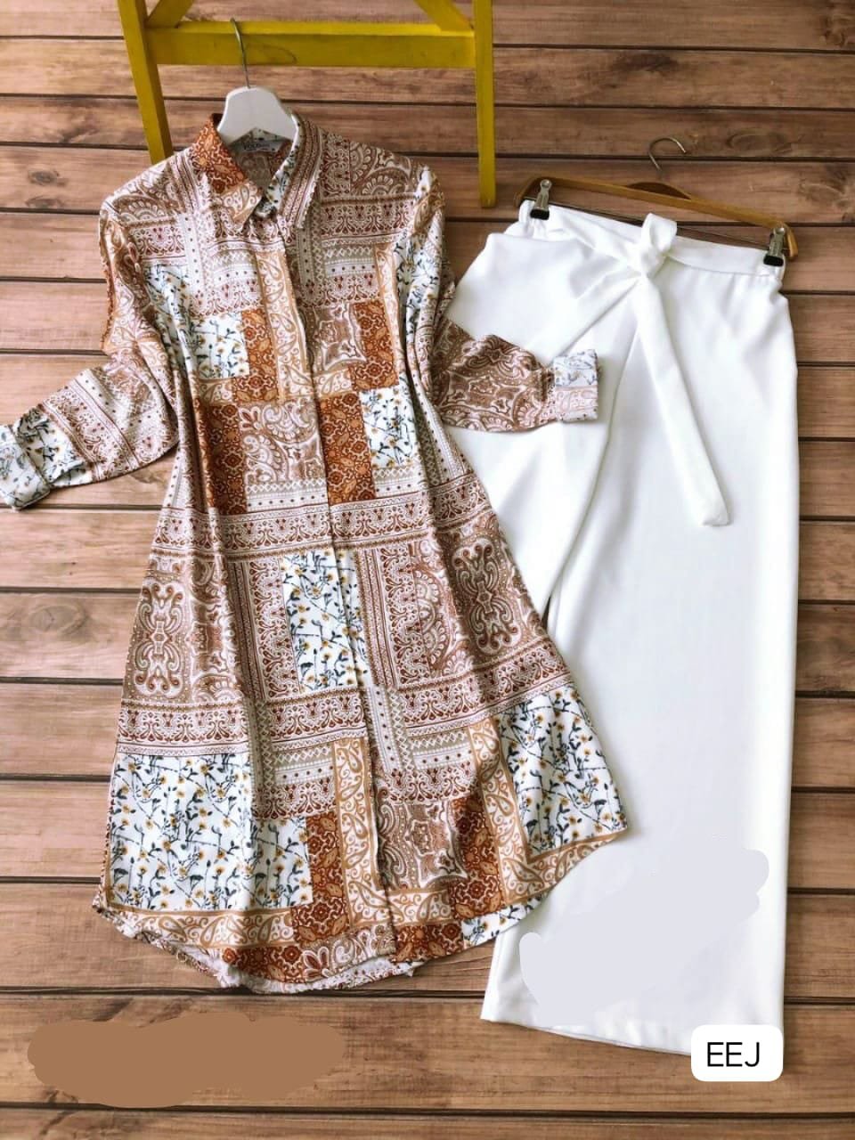 AK Vol- 56 Kurti PlaAK WITH Reyon Fabric Imported stretchable - Image 2
