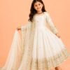 Gown Set WITH Heavy Fendy Sillk With Siqunce Embroidery Work With Latkan Dori