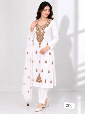 SUIT SET WITH Rayon cotton NEW HEAVY DESIGNER SUIT SET