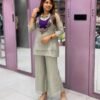 KURTI , KOTI & PLAZZO SET WITH  Beautiful crunchy silk Rakshabandhan Spacial 
