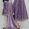 NEW DESIGNER WEAR HEAVY JIMY SILK ORGANZA 3 PIS SUIT SET
