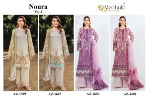 ALZOHAIB Noura vol 2 Pakistani Concept WITH pure cotton patch work