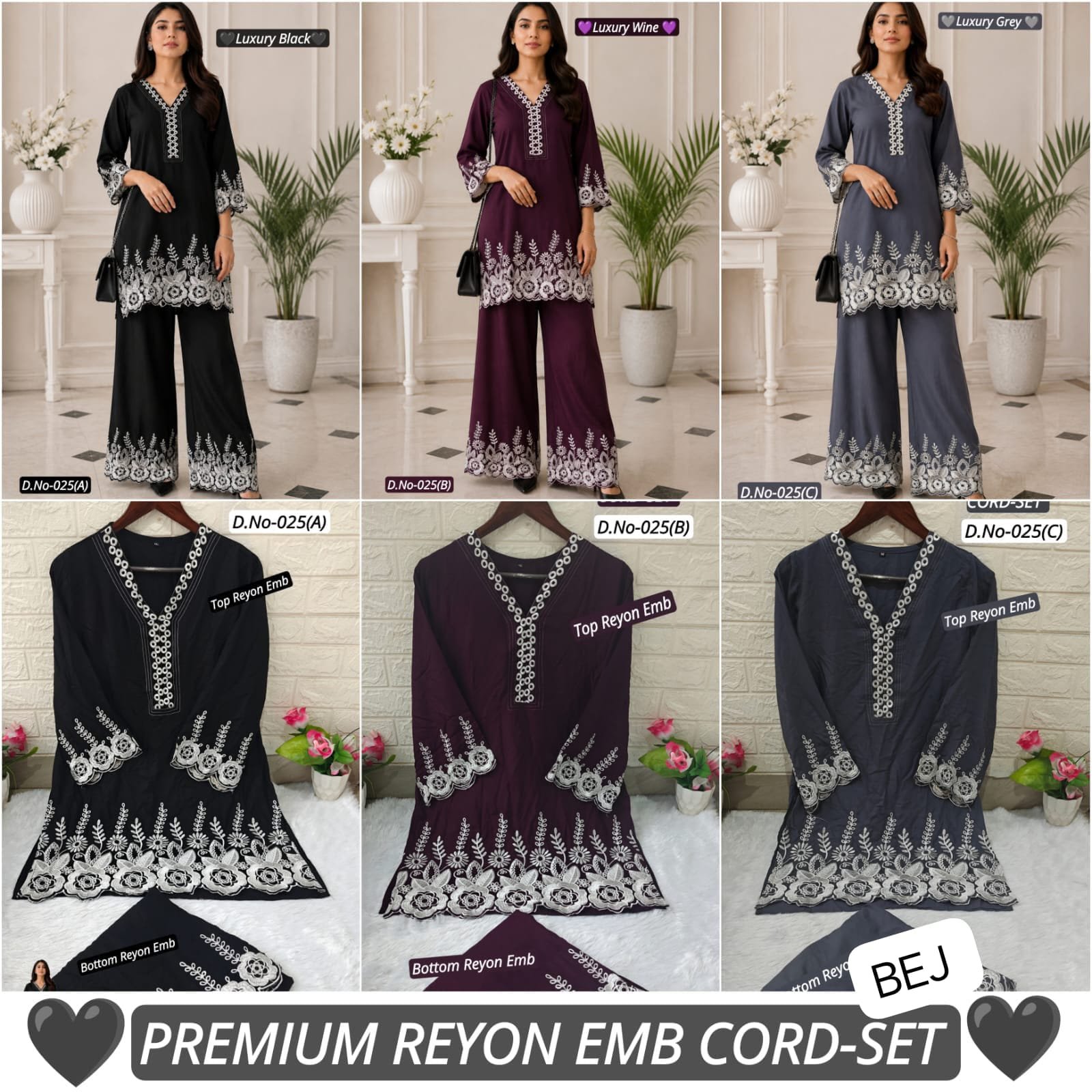 PAKISTANI WITH Premium Soft Rayon V-Neck Pattern With Elegant Emb Work - Image 4