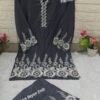 PAKISTANI WITH Premium Soft Rayon V-Neck Pattern With Elegant Emb Work