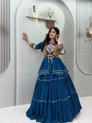 AK Creation is Launching Navratri Special Gamathi Work Lehenga choli
