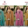 SUITS  WITH BOTTAM WITH DUPATA WITH Pure Viscouse tissue  Silk with heavy beats work with hand embellishments 