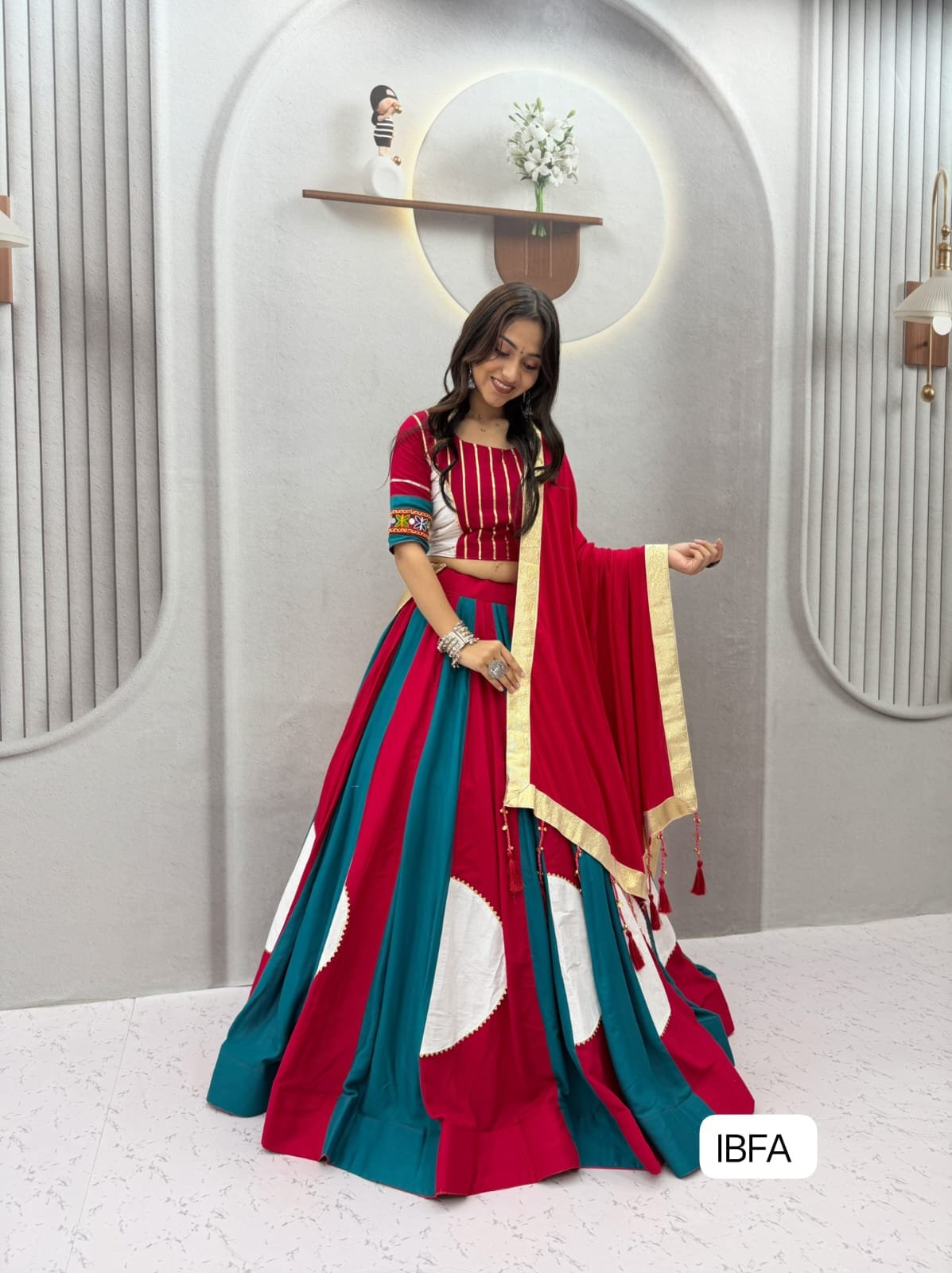 AK Creation is Launching Navratri Special Lehenga choli with vintage duptto
