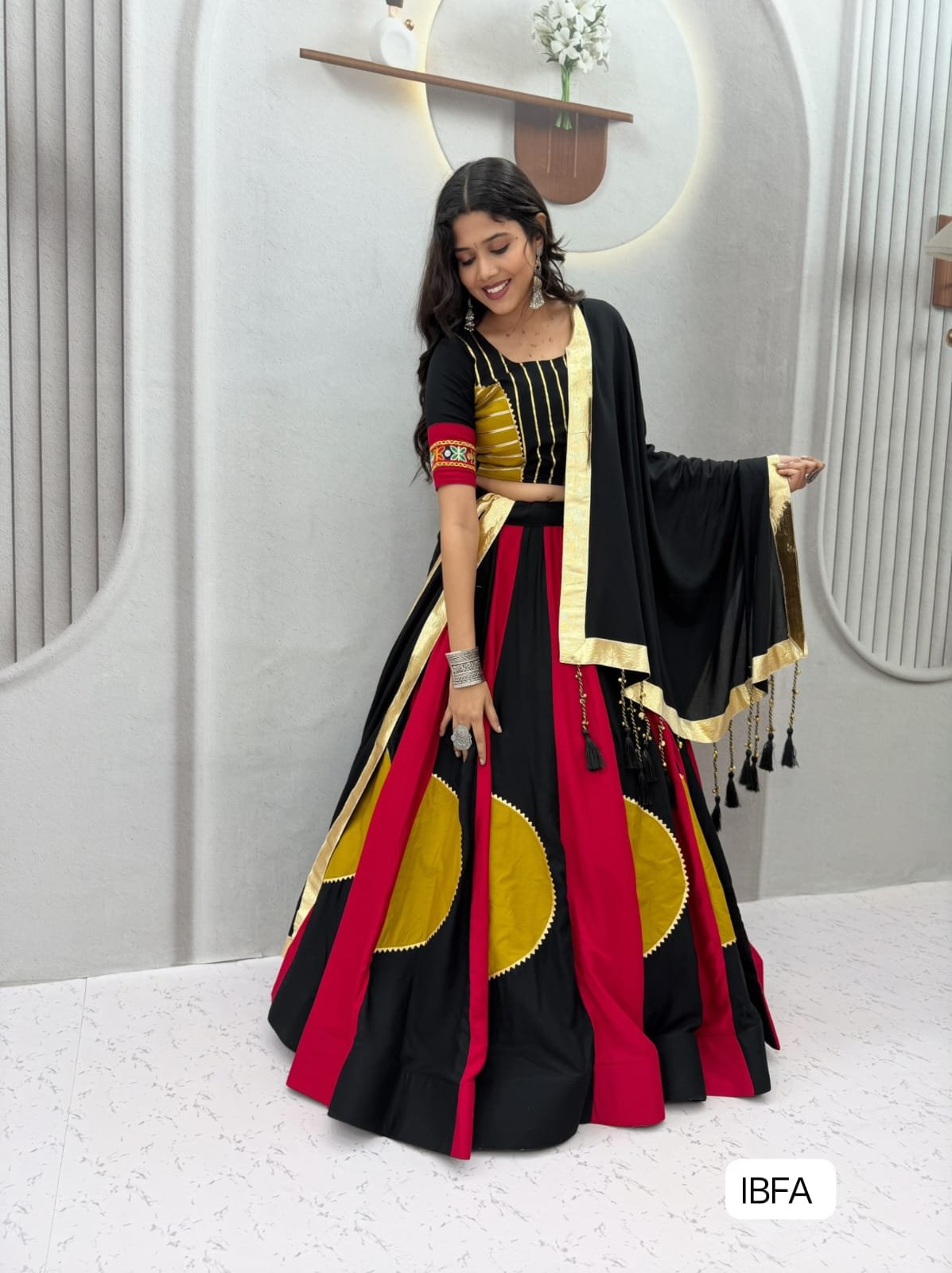 AK Creation is Launching Navratri Special Lehenga choli with vintage duptto - Image 3