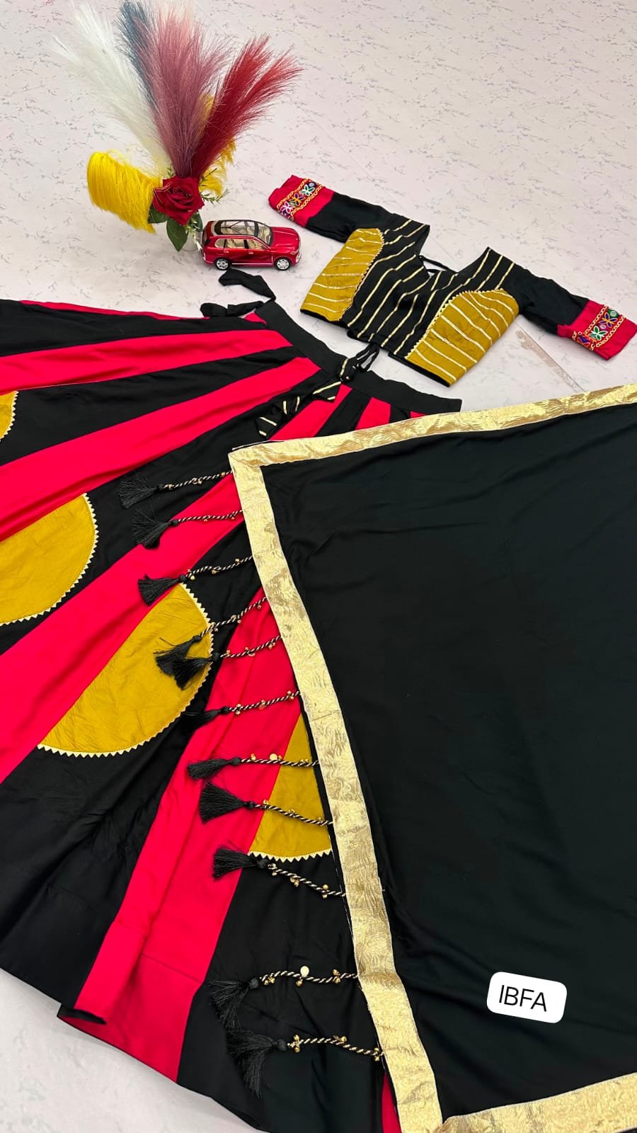 AK Creation is Launching Navratri Special Lehenga choli with vintage duptto - Image 4