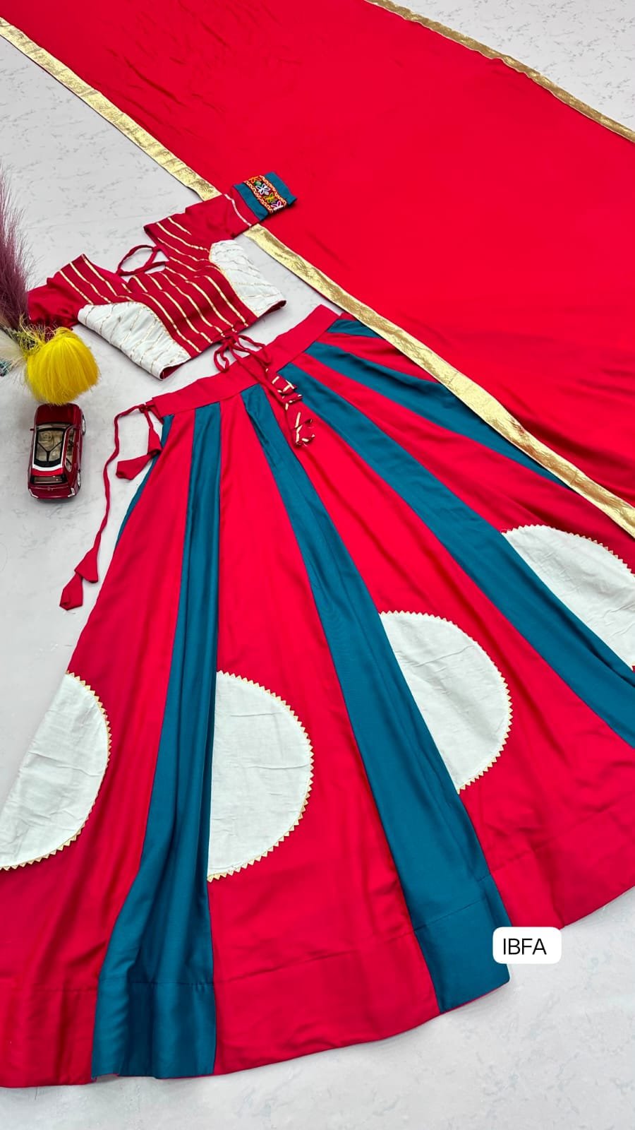 AK Creation is Launching Navratri Special Lehenga choli with vintage duptto - Image 2