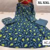 New Anarkali kurta set with Angrakha style with side dorii attached heavy Tassel Women's printed cotton kurta & pant or dupatta set