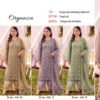Top Bottom Dupatta WITH Orangza with Embroidery khatli work