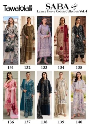 COTTON COLLECTION VOL 4 TOP BOTTOM DUPATTA  HEAVY COTTON