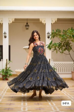AK Creation is Launching Navratri Special Gamathi Work Gown