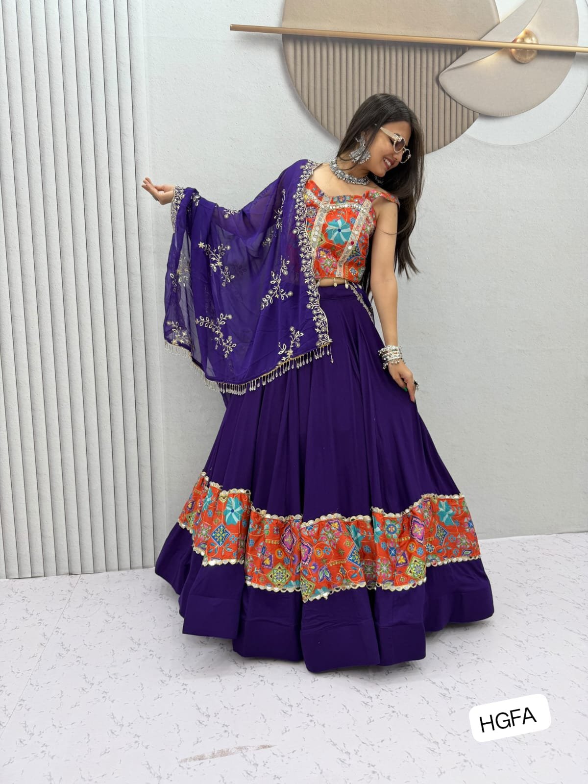 AK Creation is Launching Navratri Special Pure Cotton Lehenga Choli