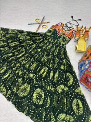 Alternative view of AK Creation is Launching Navratri Special Gamathi Work Gown