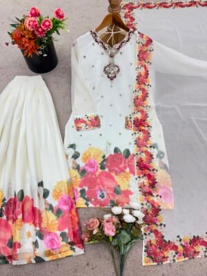 TOP Sharara Plazzo Dupatta WITH