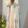 Anarkali Suit WITH heavy slim georgette Fabric With 5mm Sequence And Embroidery Work* ( Fully Sleevs )