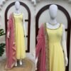 Anarkali Pent Dupatta WITH Foux Georgette