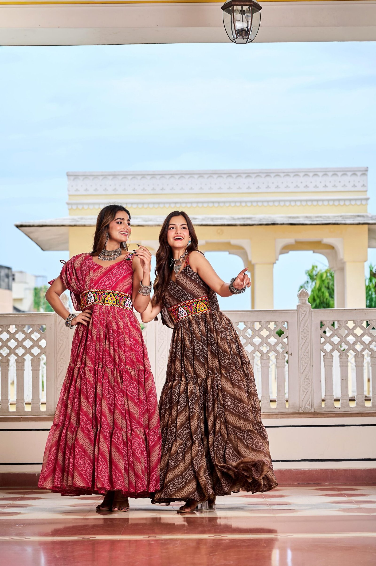 Shree ram Creation is Launching Navratri Special Gamathi Work Gown - Image 4