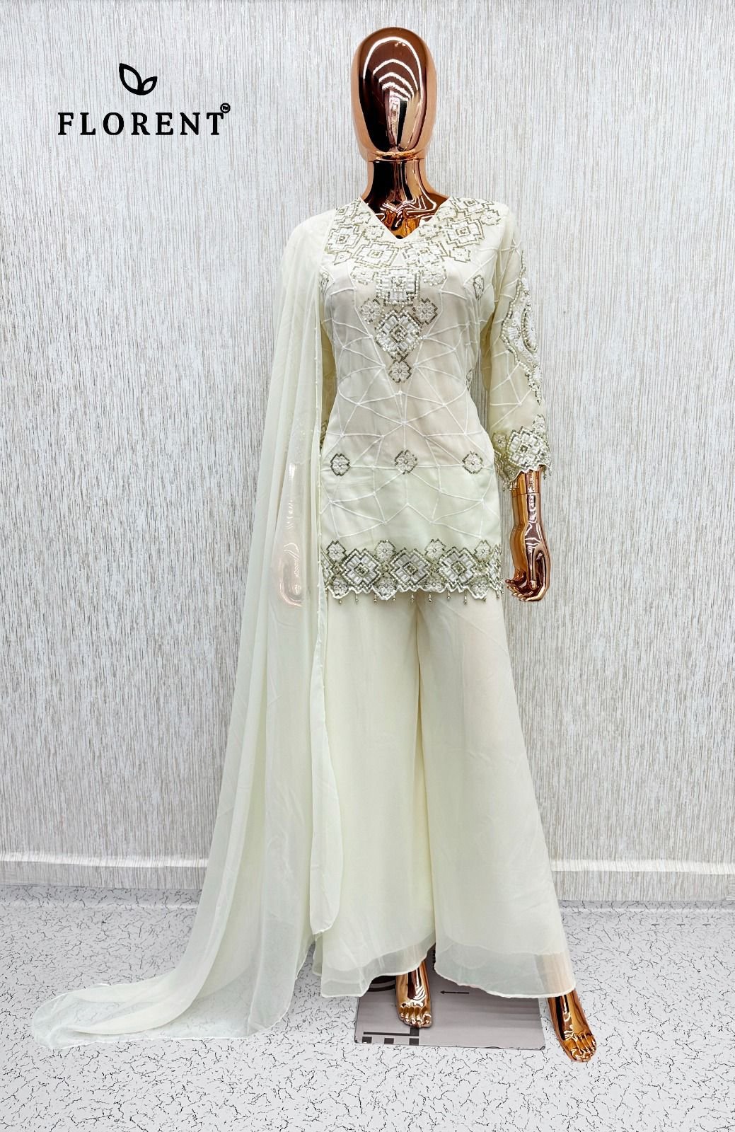 TOP BOT DUP WITH GEORGETTE FABRIC - Image 2
