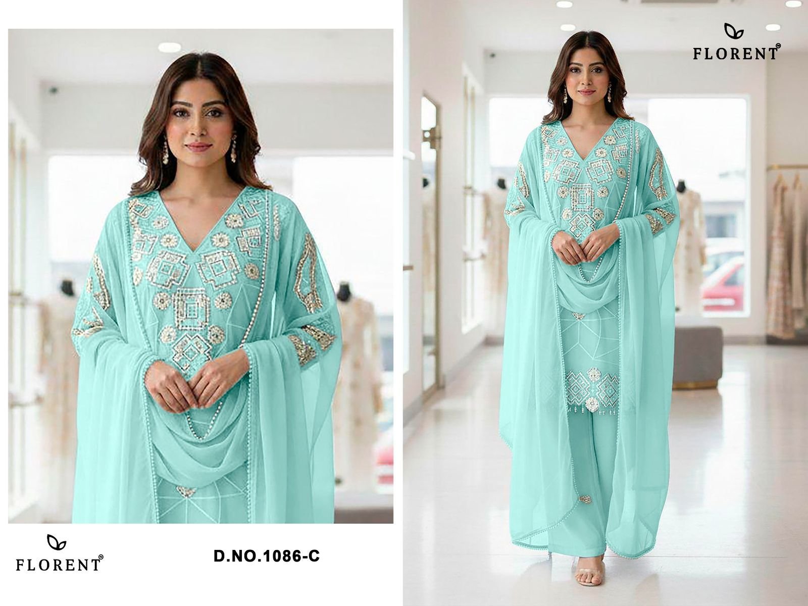 TOP BOT DUP WITH GEORGETTE FABRIC - Image 7