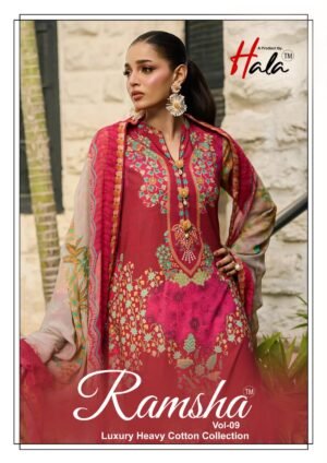 HALA RAMSHA VOL 9 EXCLUSIVE KARACHI COLLECTION WITH EXPANSIVE DESINGER COLLECTION