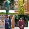Top-Bottom And Dupatta Set WITH Pure jimmy choo Silk With Heavy Embroidery Sequence Work And Full Sleeve