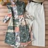 AKVol- 181 Kurti Plazzo WITH Reyon Fabric