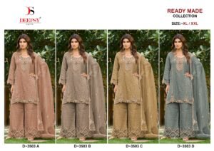 AK SUITS WITH Salsa Silk with beats work ( Front & back Work )