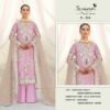 SERINE®️  D NO:- S-224 A. TOP BOT WITH  ORGANZA HEAVY  EMBROIDERED 