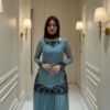 AK LUNCHING NEW ĐĚSIGNER PARTY WEAR TOP AND PLAZZO WITH FANCY DUPPATA WITH MICRO COTTON EMBROIDERY WORK