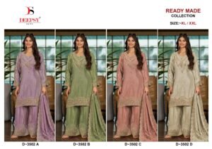 AK SUITS Pure Viscouse Tissue silk  with heavy beats work & hand embellishments ( As same as Orignal handwork )