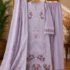 SANIYA TRENDZ ELAF LUXURIOUS LAWN -25-3NX TOP BOT DUP WITH COTTON WITH CHIKANKARI EMBROIDERED
