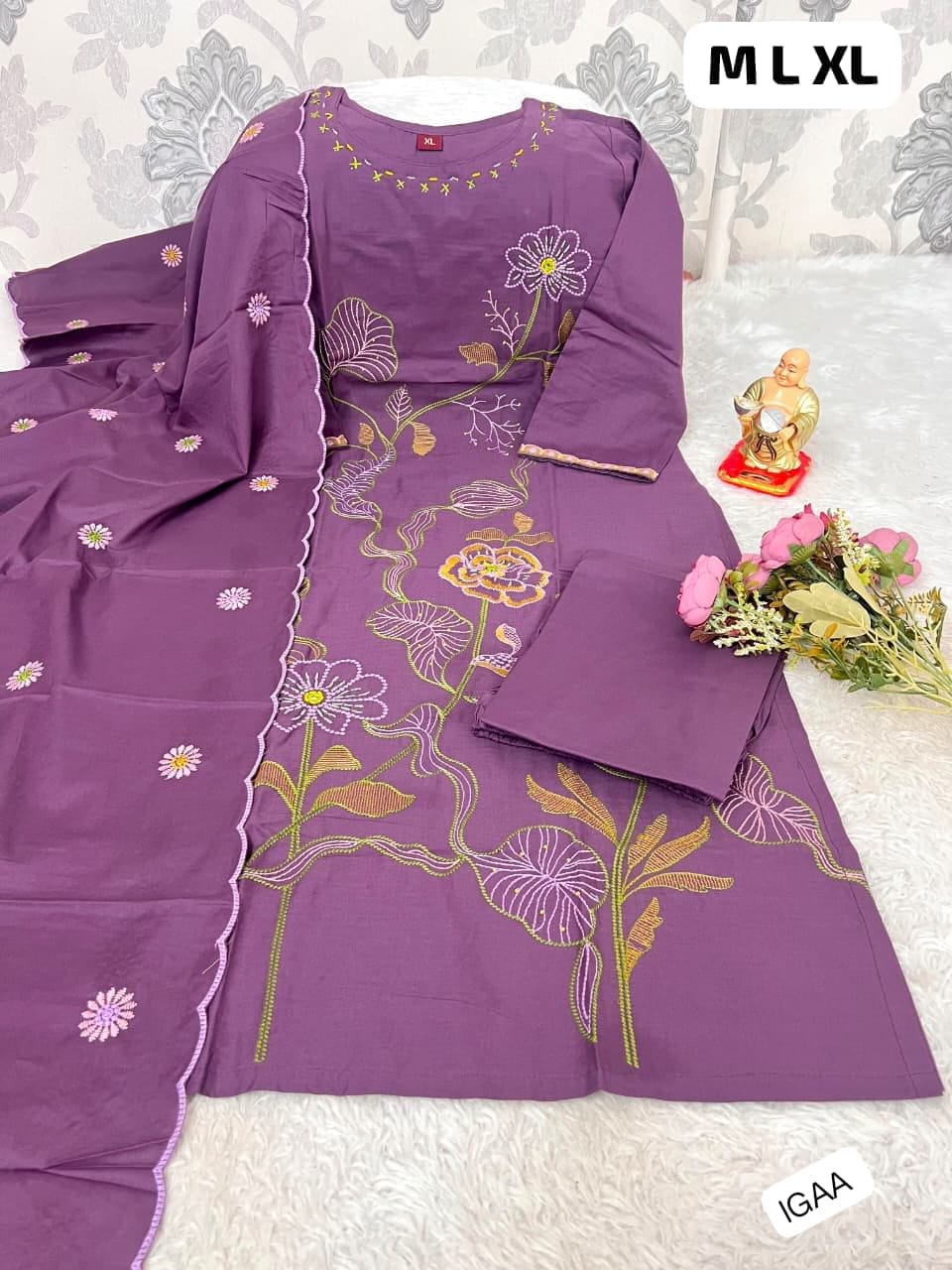 AK COLLECOTION KURTI WITH Premium Pure Cotton FABRIC WITH p your ethnic game with our stunning new arrivals! Perfect for casual outings, festive days, or office wear. - Image 5